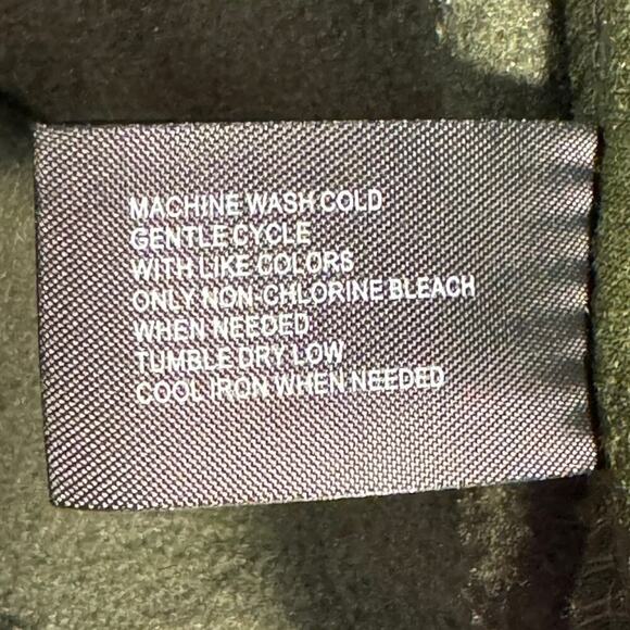 New Grays Peek Men’s Small Outdoor Black Evergreen‎ Quarter Zip Fleece Pullover - Picture 7 of 7